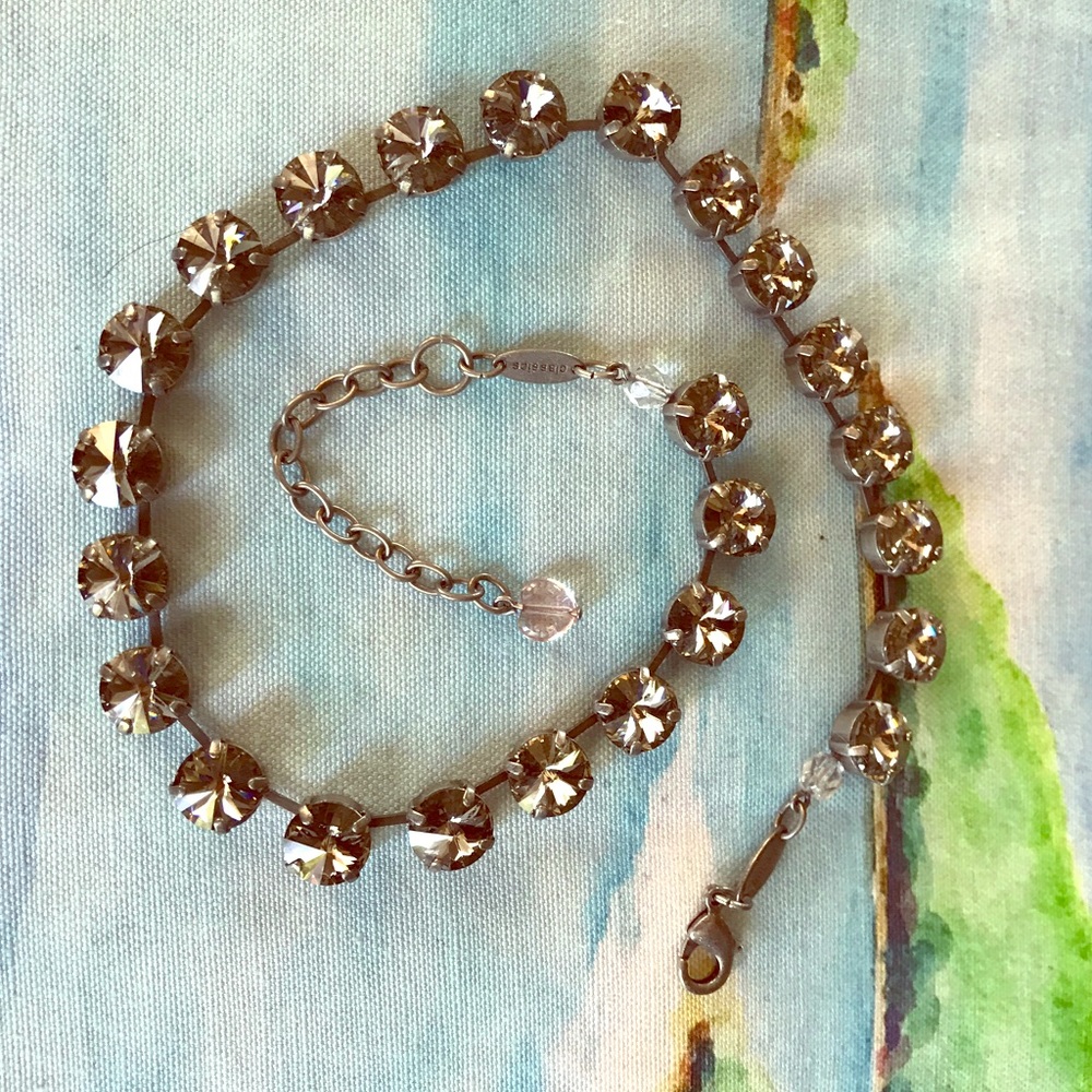 Sabika black diamond manhattan choker